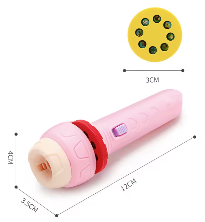 Karikatür Tasarımlı El Feneri Projektör - Uyku Hikayesi Oyuncağı